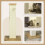 Tiragraffi con giocattoli per interni, beige e naturale 4