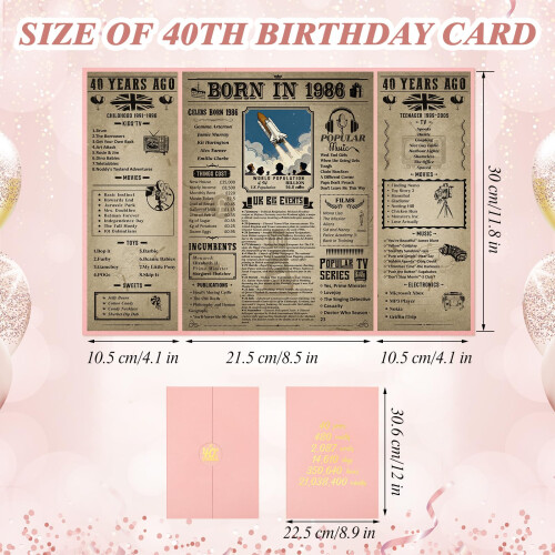 Thboxes Born In 1986 UK Birthday Poster 1