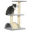 Torre para Gatos com Bolas de Pelúcia e Arranhador, Cinza 7