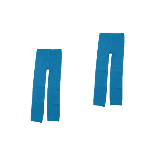 2St Sky Blue Winter Tights , Elastisch En Comfortabele Pasvorm 2