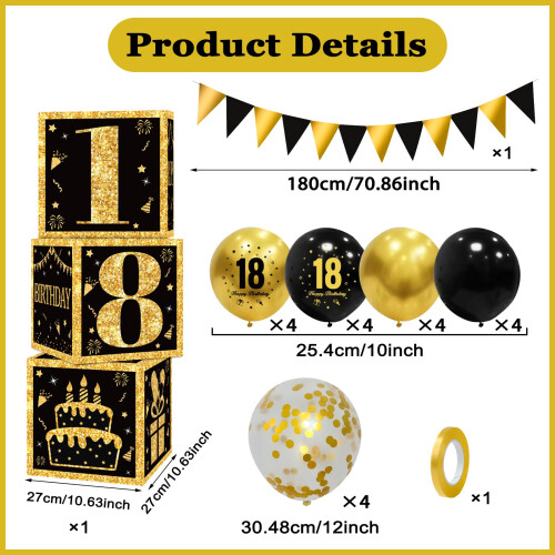 18th Birthday Decorations for Boys Girls 1