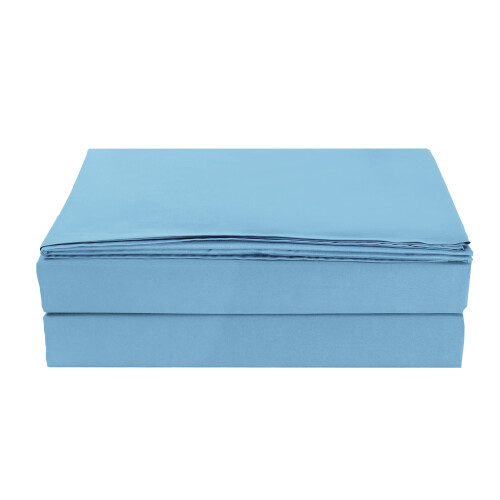 Sonia Moer Microfibre Flat Sheet - Luxurious No-Iron Bed Sheet is Brea 1