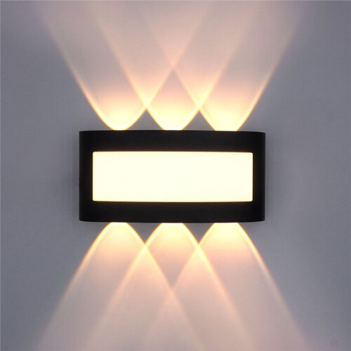Outdoor Wall Lights Waterproof LED Light 6W Wall Light Effect Light Staircase Light Bed Light 2