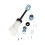 Long Type Rod Bonnet Release Lock  Repair Kit 1343577 for  Focus MK2 2004-2012 2