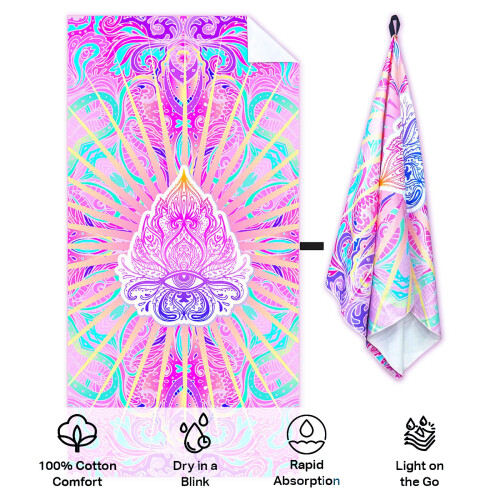 Mienocol Large Quick Dry Microfibre Beach Bath Towel 2