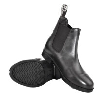 (8 UK, Black) HyLAND Adults Durham Leather Jodhpur Boots
