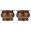 2Pièces Brûleur D'encens Maison Marron Storage 2