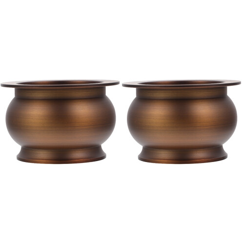 2Pièces Brûleur D'encens Maison Marron Storage 1
