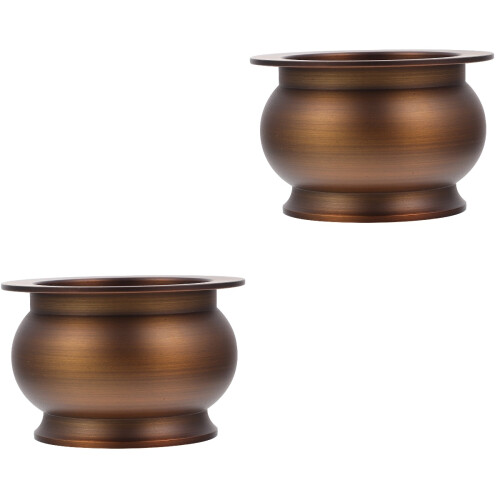 2Pièces Brûleur D'encens Maison Marron Storage 2