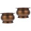 2Pièces Brûleur D'encens Maison Marron Storage 4