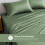 LINENWALAS Organic Vegan Bamboo Flat Sheet Only - Softest 4