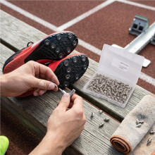 Neue 120 Stücke Spikes Studs Kegel Ersatz Schuhe Spikes für Sport Lauf Bahn Schuhe Trainer Screwback Greifer 7 Mm