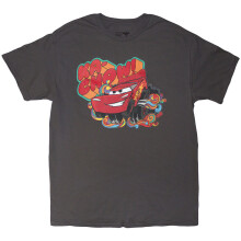 (XL, Charcoal) Disney Cars Ka Chow T Shirt
