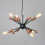 Litecraft Marcel Ceiling Pendant 6 Light - Copper 3