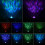 UK  Star Projector Music Night Light Starry Ocean Wave Lamp Remote Control 8
