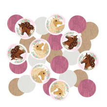 Beautiful Horses Birthday Party Table Confetti 14 g