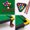 Kids Mini Pool Table Snooker Game Set with Cues 1