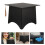 2Pièces Boîte Cadeau Graduation Cap Noire Design Compact 8