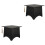 2Pièces Boîte Cadeau Graduation Cap Noire Design Compact 3
