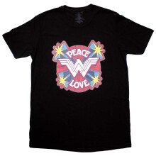 Wonder Woman Peace And Love T Shirt