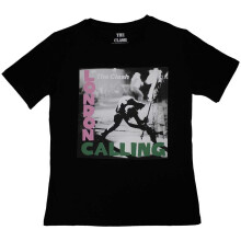 (S, Black) The Clash Womens/Ladies London Calling T-Shirt