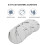 Coaster Sets of 6 Pieces, Absorbent Ceramic Stone Marble Pattern Coasters with Cork Base, White Coasters for Drinks 2