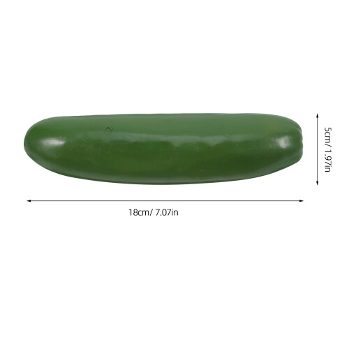 5Pièces Décorations Concombres Vert Faux Pour Cuisine 1