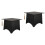 2Pièces Boîte Cadeau Graduation Cap Noire Design Compact 7