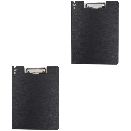 2Pièces Porte-Documents Rigide Noir A4 Pour École 2