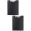 2Pièces Porte-Documents Rigide Noir A4 Pour École 7
