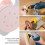 80pc 125mm Sanding Discs Pads 40-400 Mixed Orbital Sander Hook Loop Sand Paper 8