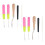 Bent  Hook Crochet Needle Hook, Include Wooden Bent  Hook Plastic Curl Crochet Needle for Hair Carpet Making 7