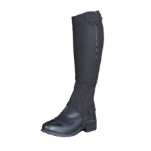 (XL, Black) Moretta Unisex Adult Amara Half Chaps