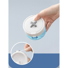 Portable Double-Layer Denture Case with Cleaning Brush Storage Box Donut Braces Orthodontic Retainer Braces Organizer