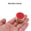 6 Assorted Wooden Rubber Stamp Round Handwriting Floral Flower 6