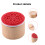 6 Assorted Wooden Rubber Stamp Round Handwriting Floral Flower 7