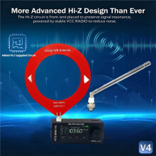 V4 ATS SI4732 Radio Full Kit ALL Band DSP Radio FM AM SSB LSB USB Receiver Built-in Hi-Z Headphone Amplifier