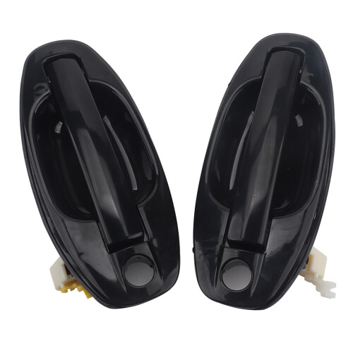 Outer Black Plastic Door Handle Set for 2001-2006  Santa Fe (Front Outer Door Handle) 1