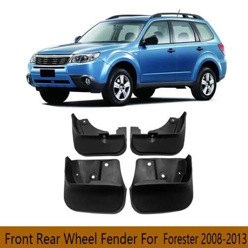 4Pcs Car Front Rear Wheel   Guards Mud Guards for  Forester 2008-2013 J1010SC020 2