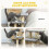 Escada para cães com postes para arranhar e bola de brinquedo para gatos. 6