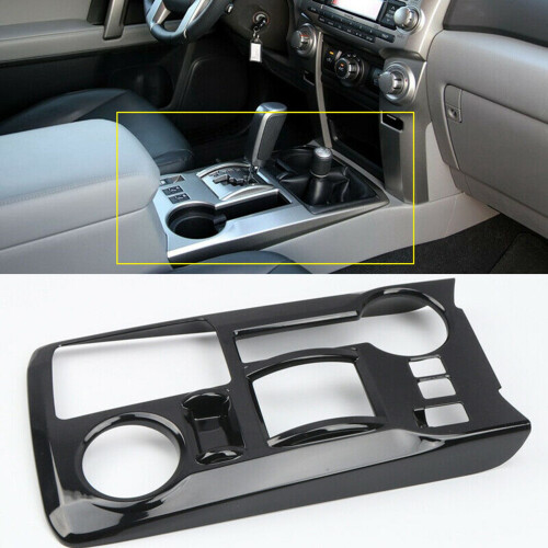Interior Gear Shift Panel Cover Trim for  4Runner 2010 - 2021 Bright Black 1