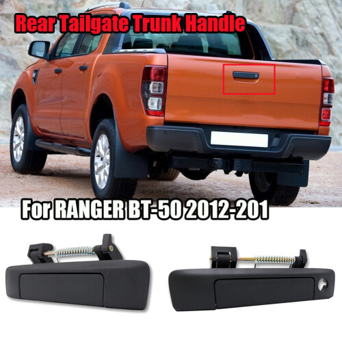 Rear Tailgate Handle Trunk Release Handle  (With Keyhole) for  Ranger Everest for  BT50 2012-2019 Pickup 2