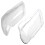 2Pcs Car Clear Headlight Lens Shell Cover Replacement  Light Lamp Cover for  7 E65 E66 2005-2008 2