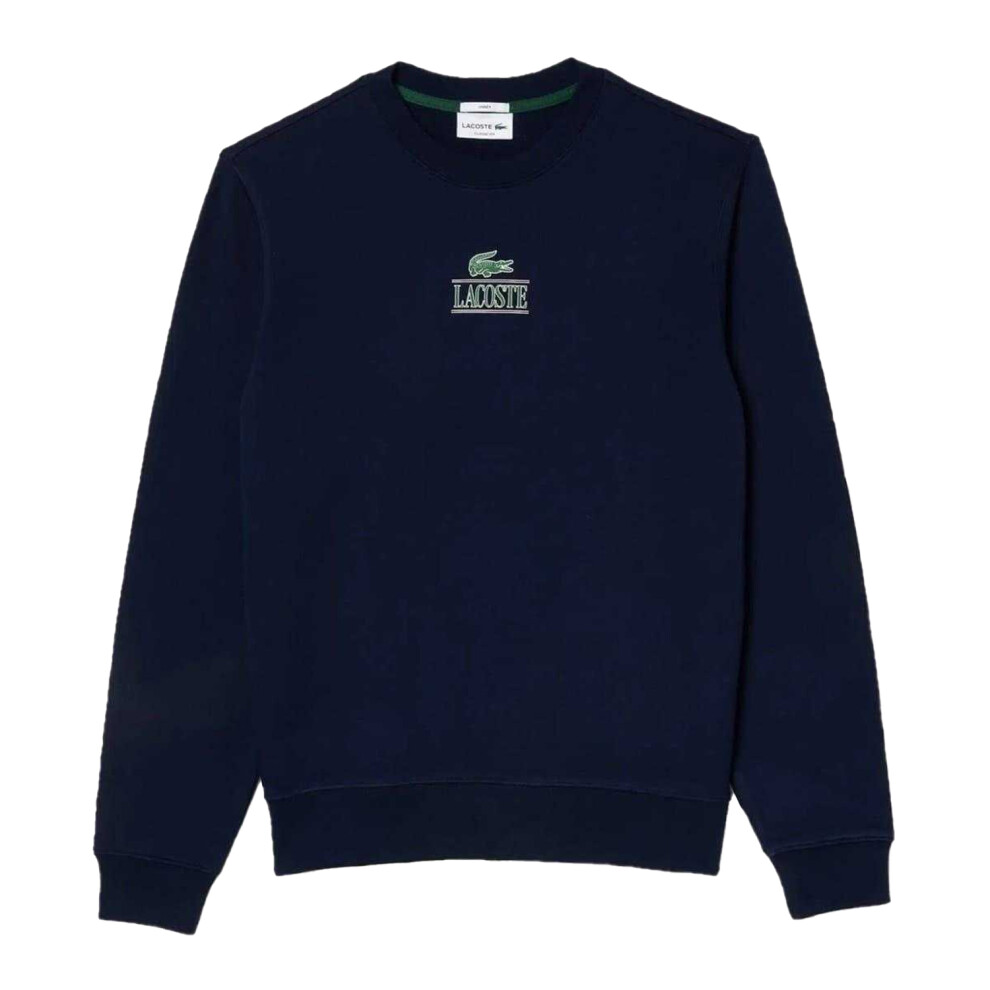 Lacoste (Xxs, Navy Blue) Unisex Adult Logo Sweatshirt