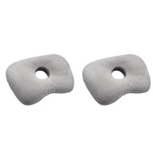 2X Oreiller Perforant pour les Oreilles pour les Personnes Dormant sur le Côté,avec un Trou pour L'Oreille,les Inflammations L'Oreille et les