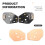 Amber DRL Module Front LED Projector Headlights Frame Color Changing Replace for  Ranger Lariat Raptor T9 2023-2025 7