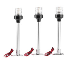 3X 12-24V Waterproof Marine Boat Sailing Light Lamp Yacht Stern Anchor Light LED Navigation Lights 360 Degree Boat Light