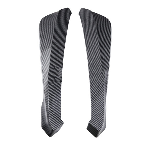 2Pcs Car Rear Bumper Lip Spoiler Diffuser Splitter Canard Protector Glossy,Auto Exterior Accessories 2