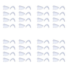 32 Pairs Eye Glasses Side Shields Slip Clear Side Shield for Safety Glasses