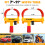 Tevlaphee Wheel Clamp Lock Heavy Duty Anti-Theft, Adjustable Security 6